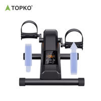 Vélo d'exercice électrique TOPKO de haute qualité pour la maison, le bureau et la salle de sport – Mini pédalier d'exercice intérieur