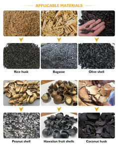 Biomass Sawdust Charcoal Production Line Continuous Carbonization Furnace Motor 300-3000kg Capacity for <b>BBQ</b>/Shisha Charcoal - Product Image 2