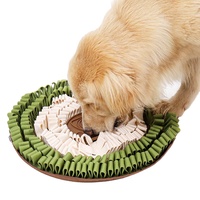 Puzzle en silicone amélioré à alimentation lente pour animaux de compagnie, bol pour nourriture, couverture d'entraînement pour chien, tapis d'entraînement et coussinets