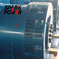 Alternateur CA sans balais série 404 de 600 kW, fil de cuivre 100 %, option ATS, châssis ouvert pour groupe électrogène diesel silencieux, fabriqué en Chine