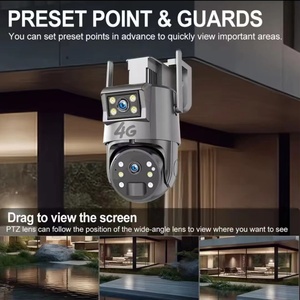 Ubox 4G Sim Card 8MP HD PTZ IP <b>Security</b> <b>Wireless</b> <b>Camera</b> Outdoor Motion Detect PIR Wifi Battery Network Surveillance <b>Camera</b> Solar - Product Image 2