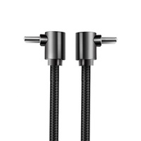 Cantell 60W PD 90 Degrés Plug 3A Double Coude Type c à Type C Câble de Données de Charge Rapide