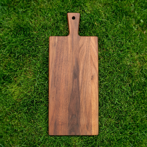 Planche à découper rectangulaire en bois d'acacia naturel de qualité supérieure, faite à la main, durable, passe au lave-vaisselle, pour la préparation des aliments, épaisseur 1,2 cm - Product Image 1