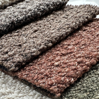Fournisseur de tissu d'ameublement pour canapé en bouclette de haute qualité, tissé, teint en fil, respirant et lourd