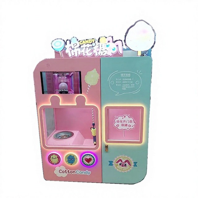 Hot Sale Fully Automatic Cotton Candy Vending Machine | China Factory Direct