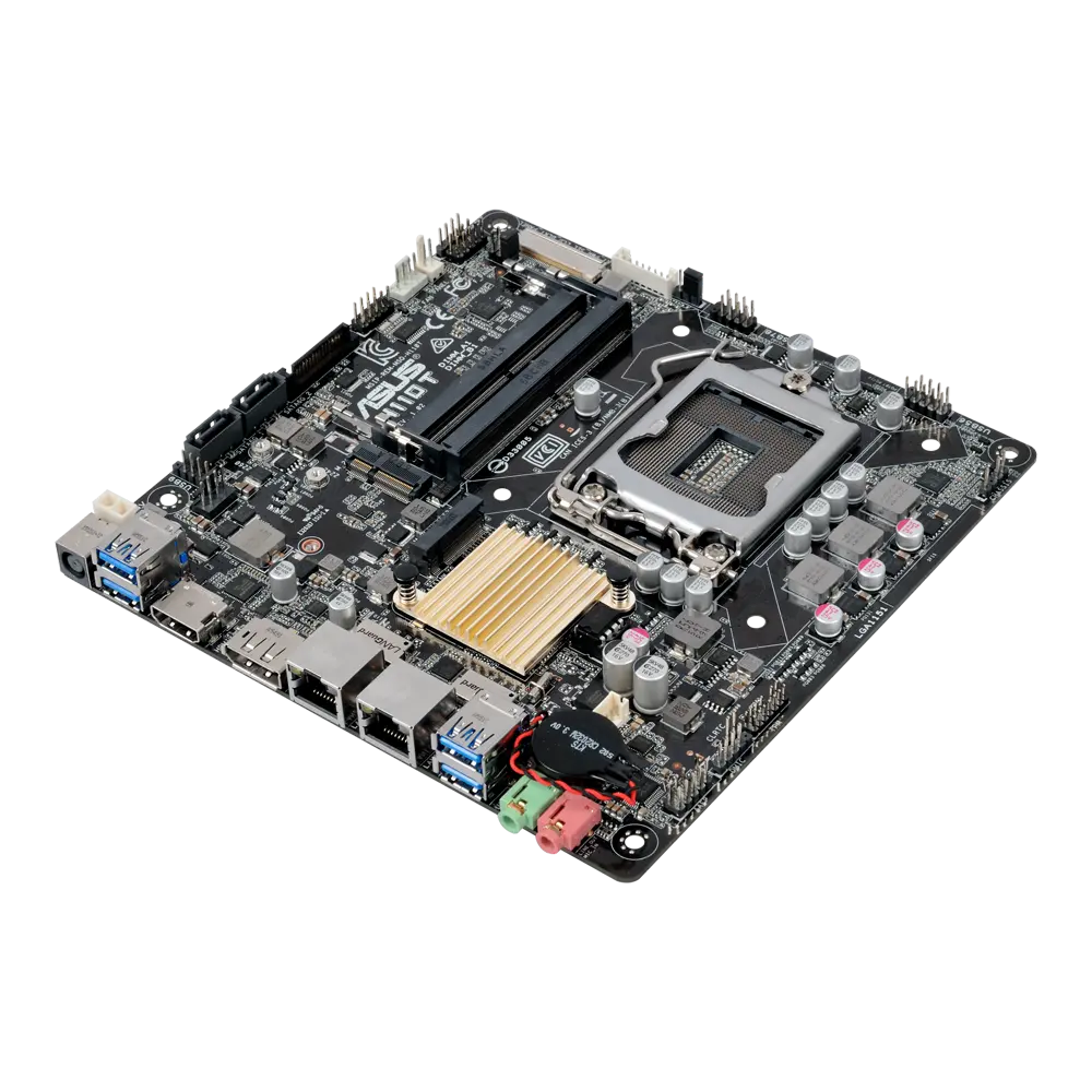 Asus H110M-D 2xDDR4 DIMM MicroATXフォームファクターLGA1151マザーボード用H110マザーボード