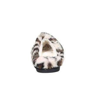 Pantoufles en fausse fourrure imprimé léopard pour femmes, chaussures d'intérieur douces et confortables, chaussures d'hiver chaudes, taille 4 - Product Image 4
