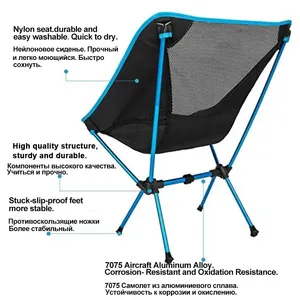 Chaise de jardin pliable en métal, style européen, écologique, imperméable, couleur personnalisable, vente en gros d'usine, pour camping, plage, extérieur - Product Image 3