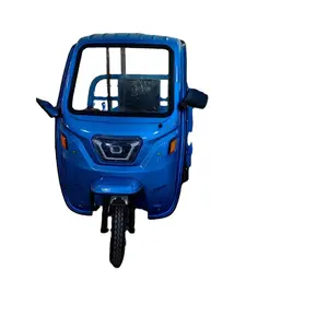 Sepeda roda tiga kargo elektrik pabrikan Cina dengan sepeda kargo dioperasikan baterai kabin pengemudi sepeda kargo 3 roda Motor roda tiga