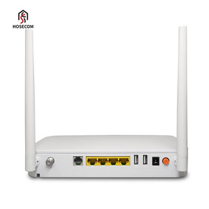 Equipo de Módem de Fibra Óptica ONT de Alta Calidad con 4 Puertos GPon EPon Adaptativos, Wifi5 de Doble Banda 2.4G 5G AC1200, DBC XPon CATV ONU - Product Image 3