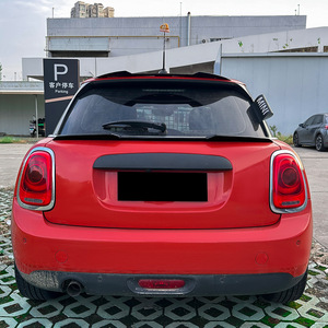 Mini Cooper Rear Spoiler Piano Black Carbon Fiber Texture ABS Trunk Wing 2014-2024 F55 Four Door - Product Image 2