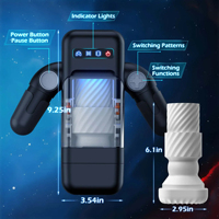 LOVE Masturbatoren Vibrator. Superautomatischer Teleskopmechanismus. Männlicher Masturbationsbecher