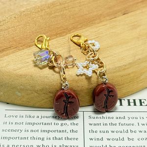 Porte-monnaie pendentif pour téléphone portable en PVC écologique CHENXI Original Coffee Bean, mini porte-clés décoratif - Product Image 2