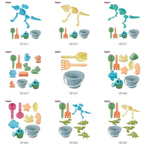 Seau <span class=keywords><strong>de</strong></span> <span class=keywords><strong>sable</strong></span> d'été extérieur pour bébé, ensemble <span class=keywords><strong>de</strong></span> jouets <span class=keywords><strong>de</strong></span> bain pour tout-petit, <span class=keywords><strong>château</strong></span> <span class=keywords><strong>de</strong></span> <span class=keywords><strong>sable</strong></span> avec pelle, râteau, pochoir <span class=keywords><strong>de</strong></span> plage pour animaux 6PCS - Product Image 6