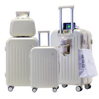 Bagage à roulettes 20 24 28 pouces grandes valises 4 pièces valise extensible à roulettes coffret à roulettes ensemble valise et sac