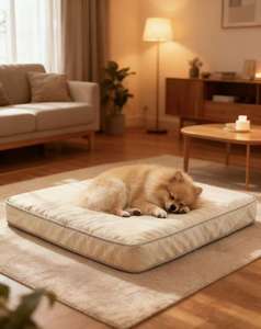 Wasbaar Huisdierenvezelmatras, Anti-Urine En Anti-Vuil, Honden-En Kattenrustkussen - Product Image 1