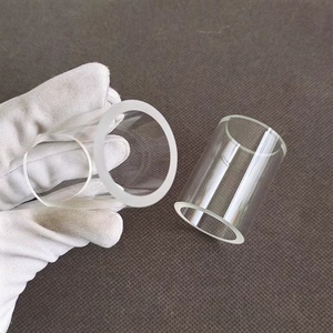 Su misura al quarzo riscaldatore tubo di vetro resistente al calore varie dimensioni chiaro tubo di quarzo piegatura di saldatura taglio - Product Image 1