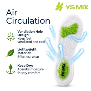 Semelles orthopédiques de soutien de la voûte plantaire pour le <span class=keywords><strong>sport</strong></span>, légères, respirantes, en PU, pour chaussures - Product Image 2