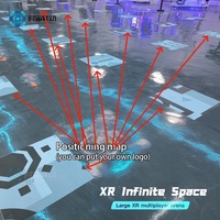NUEVO TOP VR Shooting Multijugador VR Shooting Arena 9D VR Shooting Free Walking Big Space Free Roam Arena Máquina de realidad virtual
