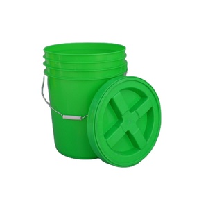 Big 30L Wholesale Recycle Clear Wash Plastic Buckets With Lids