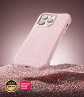 Coque de téléphone C&T Wholesale rose à pois, magnétique, sans fil, avec coussin d'air, en TPU antichoc, absorption des chocs 3M, pour 12