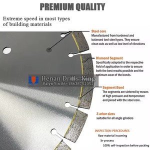 300 350 400 450 500 mm 12 14 16 18 pulgadas disco de hoja de sierra de diamante de corte de asfalto de hormigón para hormigón - Product Image 5