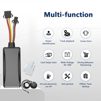 Dispositivo de Rastreo GPS para Vehículos con Identificación del Conductor, Corte de Combustible, Anti-interferencias, Solución de Gestión de Flotas