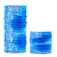 YIFAN Cache-cou tubulaire multifonctionnel en maille respirante, élastique, anti-UV, avec logo personnalisé, pour activités de plein air, cyclisme, sport et randonnée