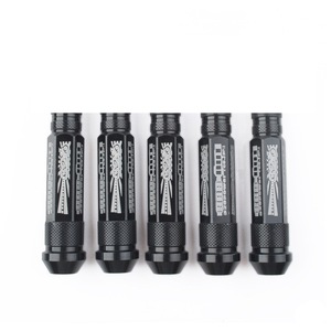 น็อตล้อ M12X1.5 90 มม. อลูมิเนียมอัลลอยด์สีน้ำเงิน สำหรับดัดแปลงล้อรถยนต์ - Product Image 2