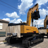 Mini-excavatrice sur chenilles CT08K de 0,85 tonne, excavatrice hydraulique avec chenilles en caoutchouc, excavatrice compacte pour l'aménagement paysager et l'agriculture
