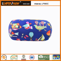 OEM personnalisé longue forme ronde oreiller cou rouleau cylindre oreiller canapé coussin coton décoration de la maison taie d'oreiller