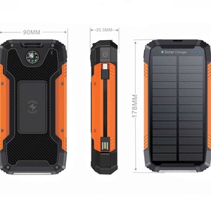 แบตเตอรี่สำรองพลังงานแสงอาทิตย์แบบพกพาสำหรับกิจกรรมกลางแจ้ง ความจุขนาดใหญ่ 15W 30000mAh สำหรับการเดินทาง ขายส่ง - Product Image 2
