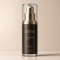 Teinture à développement rapide pour sourcils, marque privée, approvisionnement en gros, couleur semi-permanente pour sourcils, pour les grossistes en cosmétiques