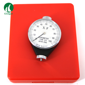 เครื่องทดสอบความแข็งแบบพกพาของ <span class=keywords><strong>LX</strong></span>-OO เครื่องทดสอบยางชายฝั่ง00แบบมีฟองซิลิโคนนิ่มมากสำหรับเคี้ยวหมากฝรั่งทดสอบช่วง0-100HOO - Product Image 4