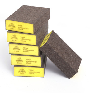 Có thể đảo ngược 60/80/100/120/180/220 Grit cát bọt xốp Sander vừa khối mài mòn cho Gỗ Kim Loại vách thạch cao-OEM tùy chỉnh - Product Image 1
