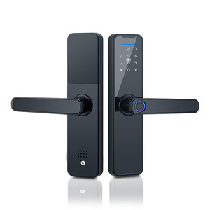 Serrure de porte numérique intelligente extérieure avec WiFi, aluminium, SDK IP, dotée d'un accès intelligent par carte-clé, sécurisée pour les portes en bois - Product Image 3