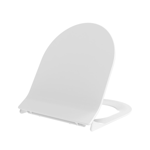 SUNTEN SU023 Couvercle <span class=keywords><strong>de</strong></span> siège <span class=keywords><strong>de</strong></span> <span class=keywords><strong>toilette</strong></span> rond ultra-mince au design moderne, à ouverture frontale, blanc, avec charnières à fermeture lente et garantie <span class=keywords><strong>de</strong></span> 2 ans - Product Image 4