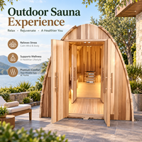 Salle de sauna personnalisable OEM avec dimensions sur mesure pour hôtels, spas commerciaux et centres de bien-être – Large application