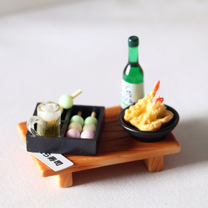 Juguete de Comida Japonesa en Miniatura, Sushi, Tempura, Bolas de Pescado, Caja Bento, Decoración para Casa de <span class=keywords><strong>Muñecas</strong></span> - Product Image 1