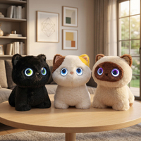 Robot Compagnon IA Intelligent, Animal de Compagnie Mignon, Robot de Bureau avec Chat Vocal GPT, Interaction Émotionnelle, Richesse Expressive, Robot Animal de Compagnie IA