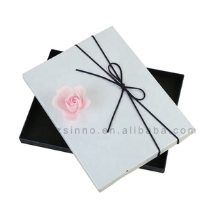 Wholesale Texture Neutral Kraft Cardboard Box Christmas Gift Box Flat Pack Paper Box
