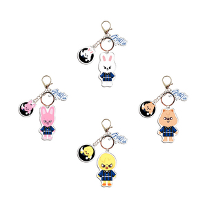 Nuevo Llavero Colgante de Acrílico con Diseño de Dibujos Animados, Regalo, Estrella, Impresión UV, Souvenir de Moda, Accesorios DIY al por Mayor - Product Image 3