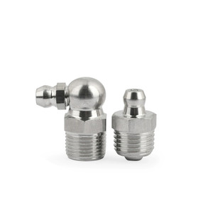 M6 M8 M10 M12 1/8 1/4 filetage <span class=keywords><strong>mâle</strong></span> en acier inoxydable droit 304 buse de pistolet à graisse raccords de graisse mamelon de graisse - Product Image 1