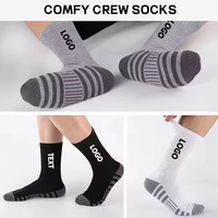 Chaussettes de sport unisexes personnalisées OEM de qualité supérieure, écologiques, respirantes, en coton tricoté, pour la salle de sport