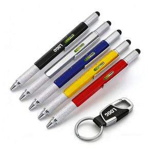 Stylos multifonctions personnalisés avec logo pour la promotion d'entreprise, stylos à bille - Product Image 1