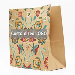 Sacchetto Di Carta Personalizzato Personalizzato Per Imballaggio Alimentare Con Il Proprio Logo
