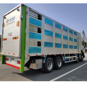 Camion de <span class=keywords><strong>transport</strong></span> de bétail Dongfeng Tianlong 8X4 de haute qualité, Euro 6, à moteur diesel, transmission manuelle, excellent état - Product Image 4