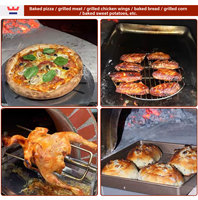 Four à pizza au bois le plus vendu avec service de découpe pour usage extérieur et domestique en promotion