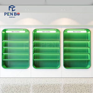 Furnitur Toko Apotek Ritel, Etalase Pajangan, Dekorasi Interior Toko Obat, Desain Rak Apotek - Product Image 5