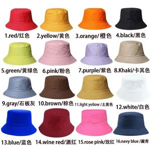 Chapeaux unisexes multicolores, chapeau de pêche en coton personnalisé avec logo, protection UV pour la plage et les activités de plein air, chapeau seau personnalisable - Product Image 5
